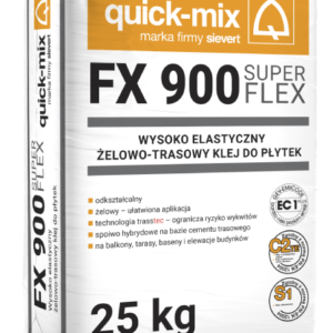 QUICK-MIX FX900 Super flex klijai plytelėms, 25 kg